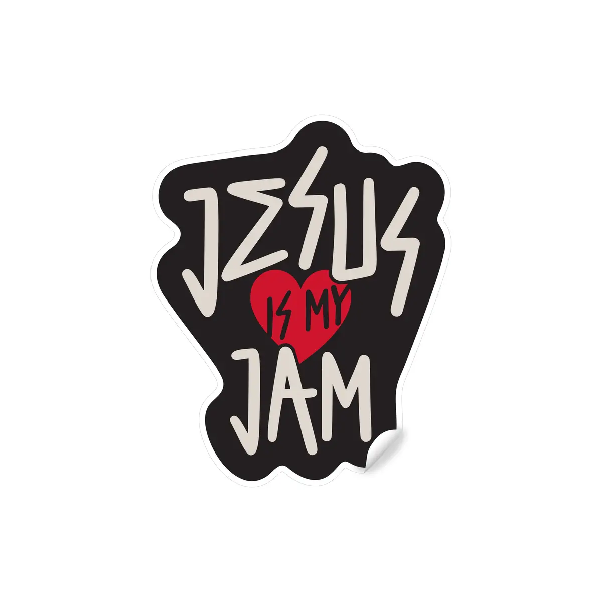 Jesus Is My Jam 2.0 Sticker 1
