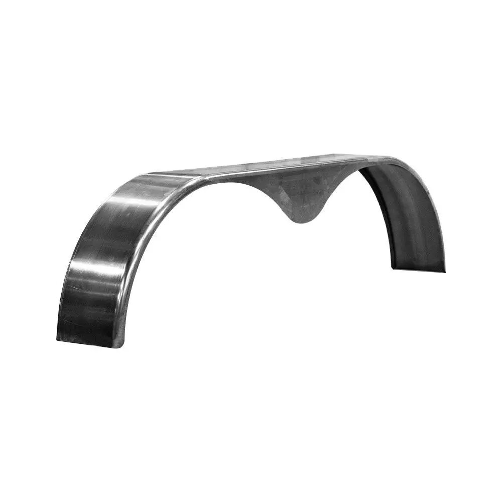Tandem Axle 9X72 Smooth Steel Teardrop Fender 1