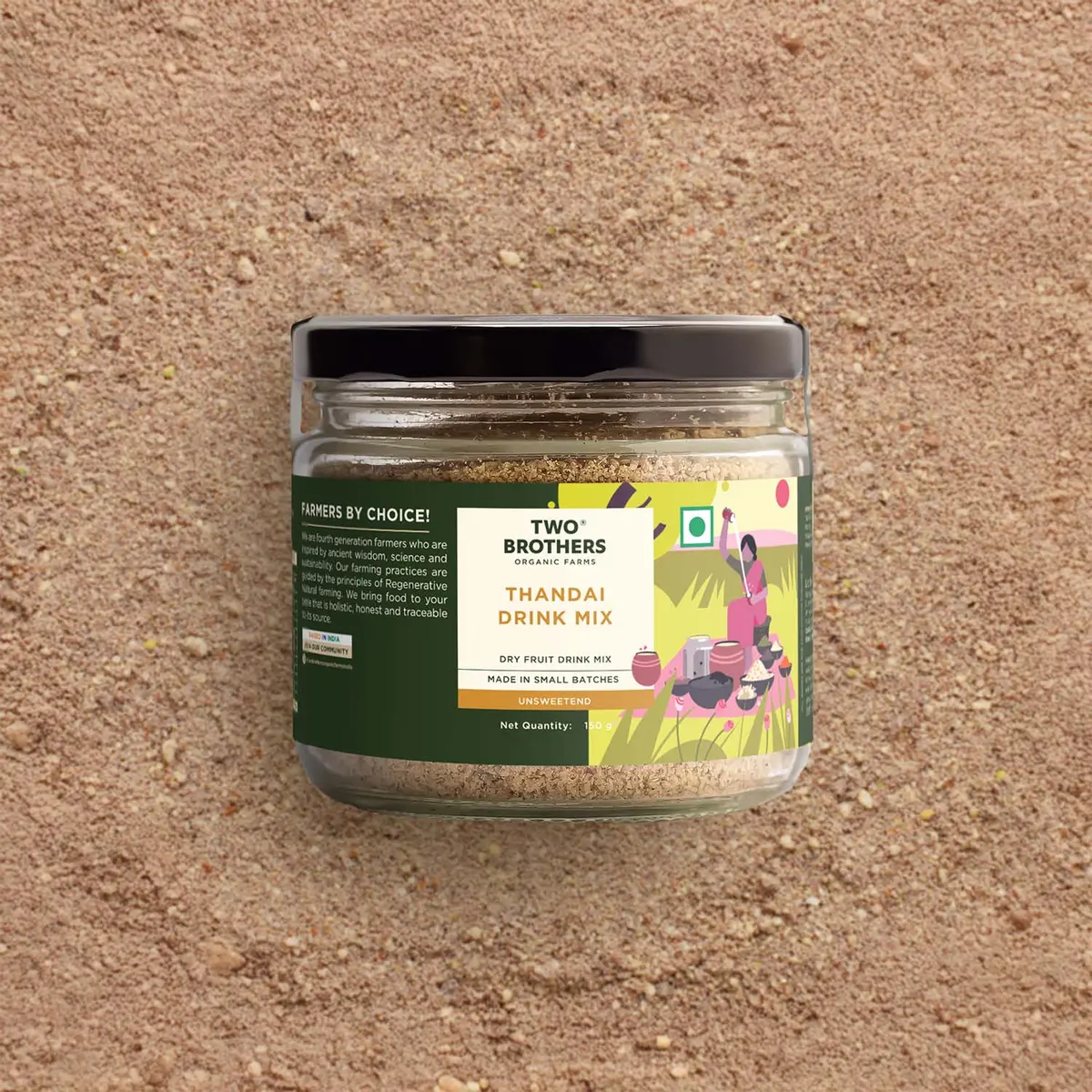 Thandai Drink Mix, All Natural. 150G - Byob 1