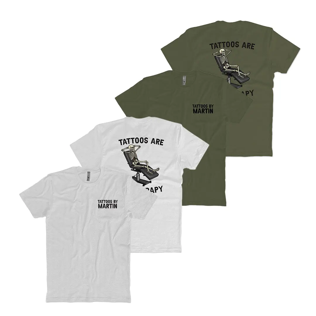 Tattoos Are My Therapy T-Shirt 1