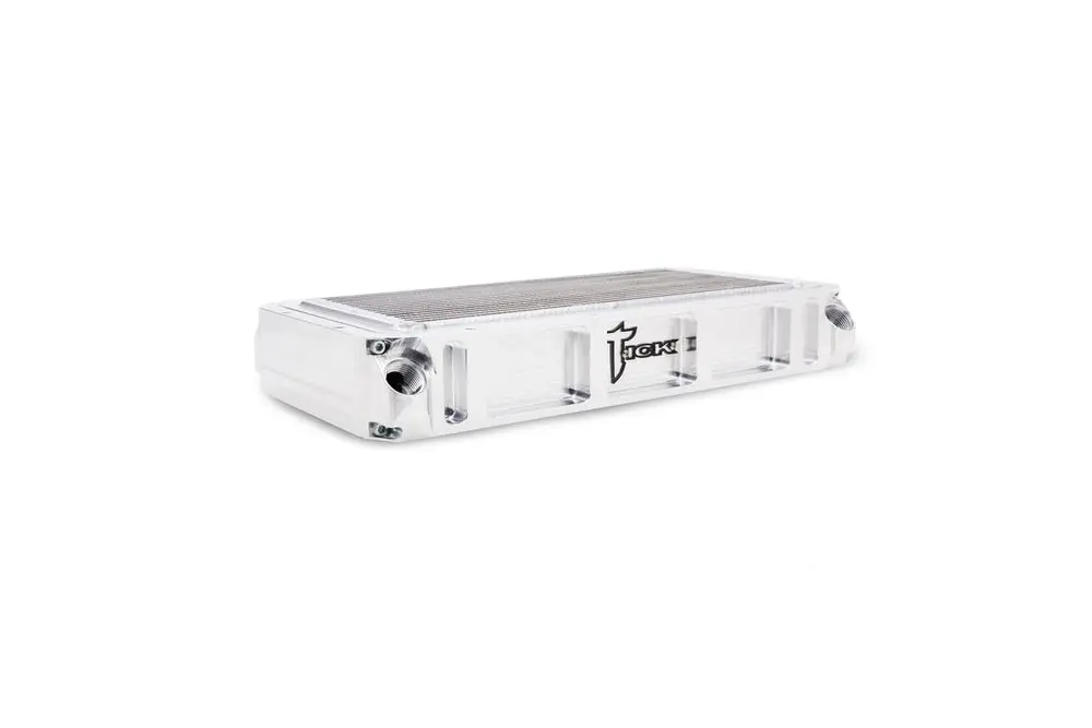 Tick Performance Low Profile Billet Air-To-Water Intercooler For Holley Ram Intakes 1