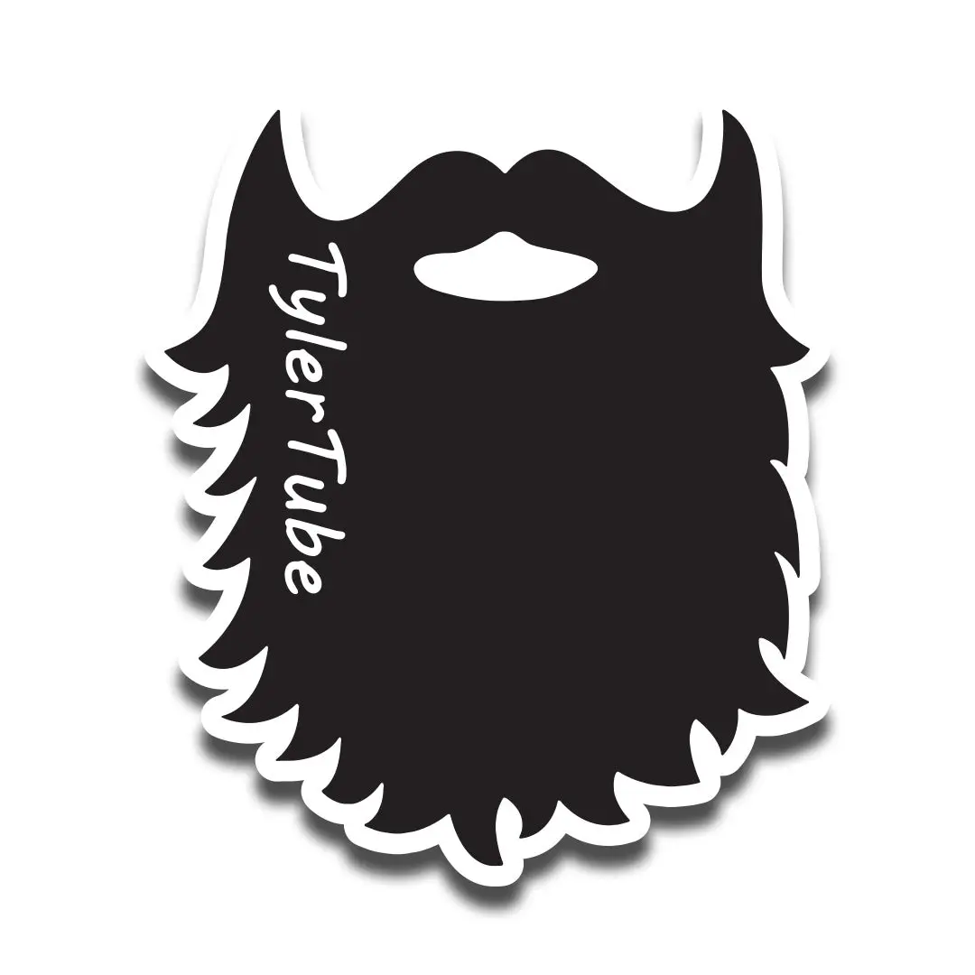 Tylertube Beard Sticker 1