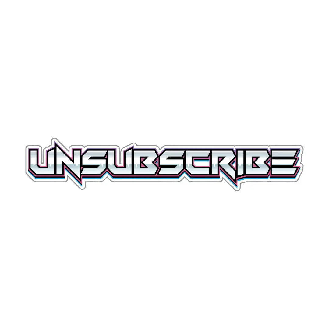 Unsubscribe Color Sticker 1