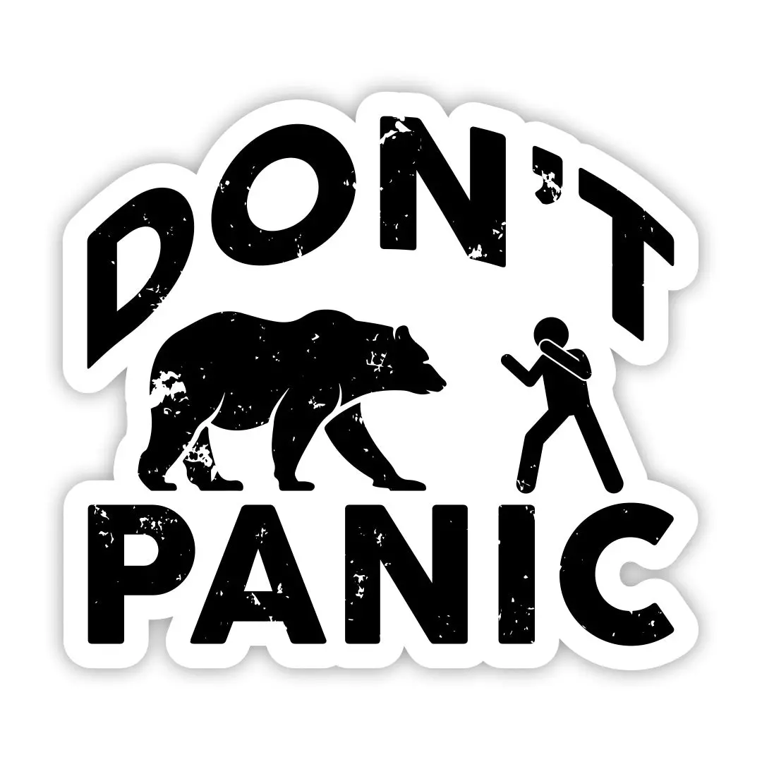 Don't Panic Sticker 1