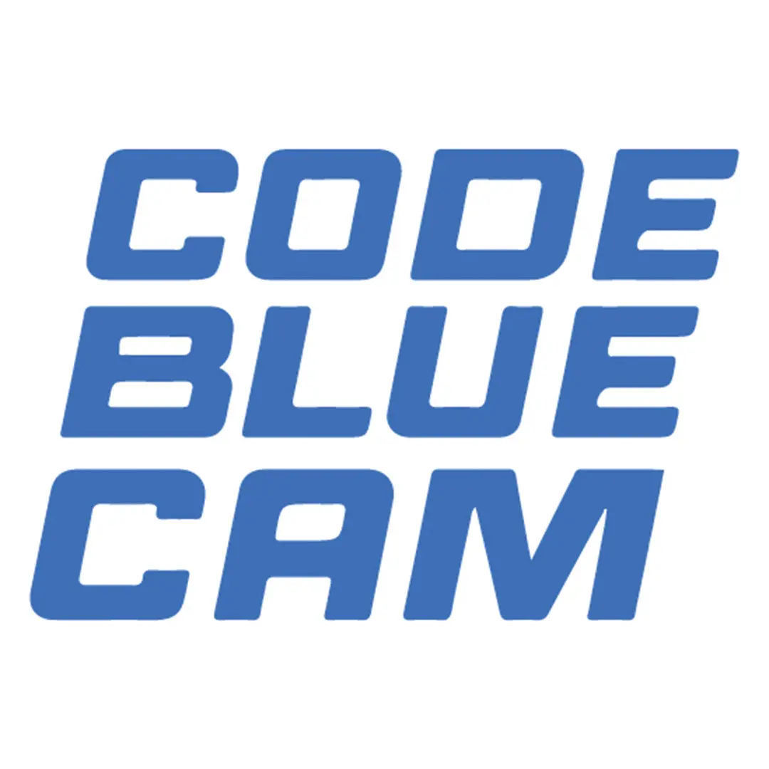 Code Blue Cam Logo Sticker 1