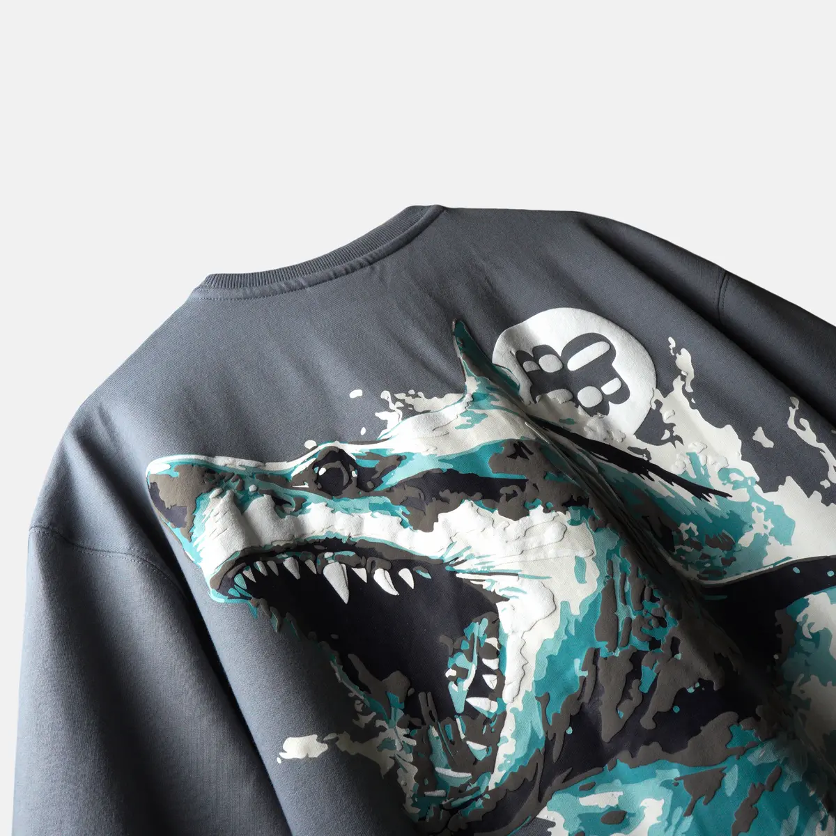Grey Shark T-Shirt 1