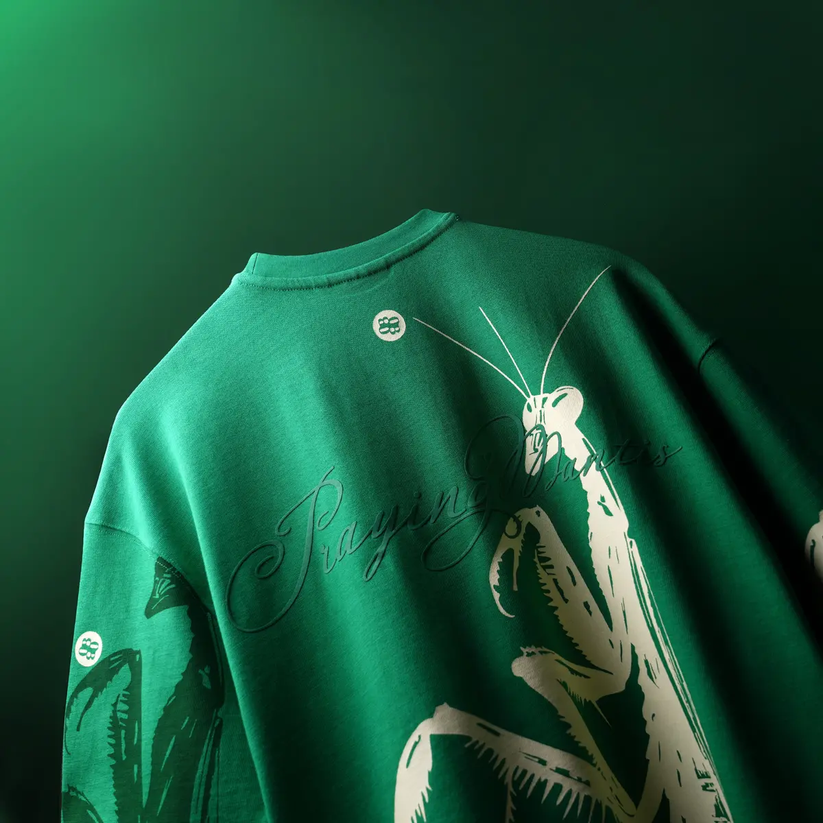 Green Praying Mantis T-Shirt 3