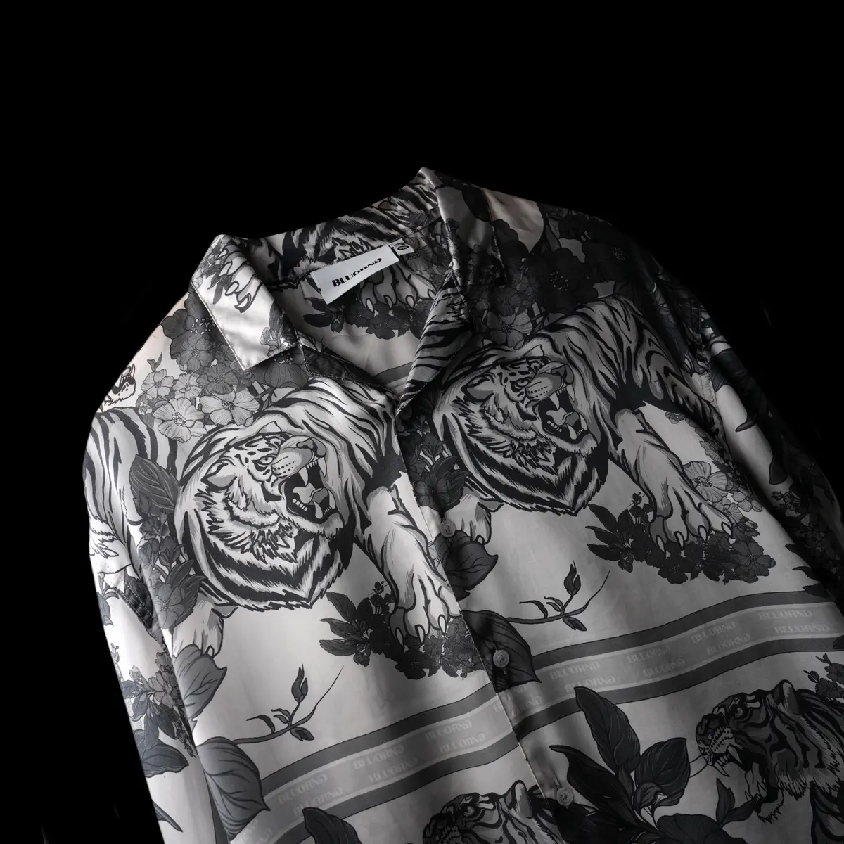 Ambush Grey Satin Shirt 1