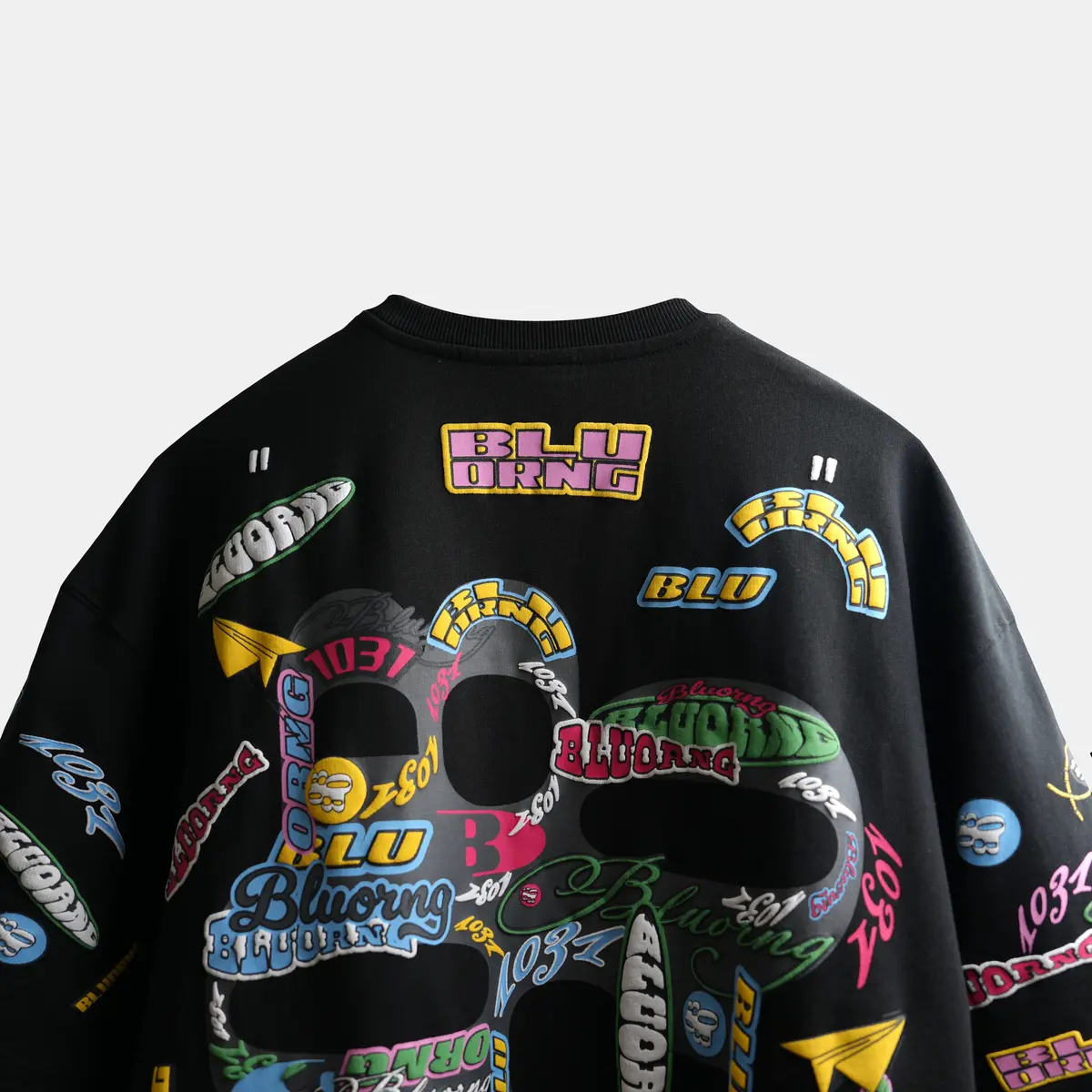 Black Sticker Slap T-Shirt 1