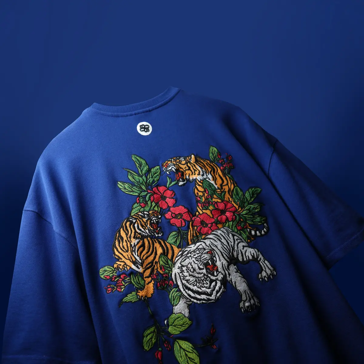 Navy Ambush Embroidery T-Shirt 2