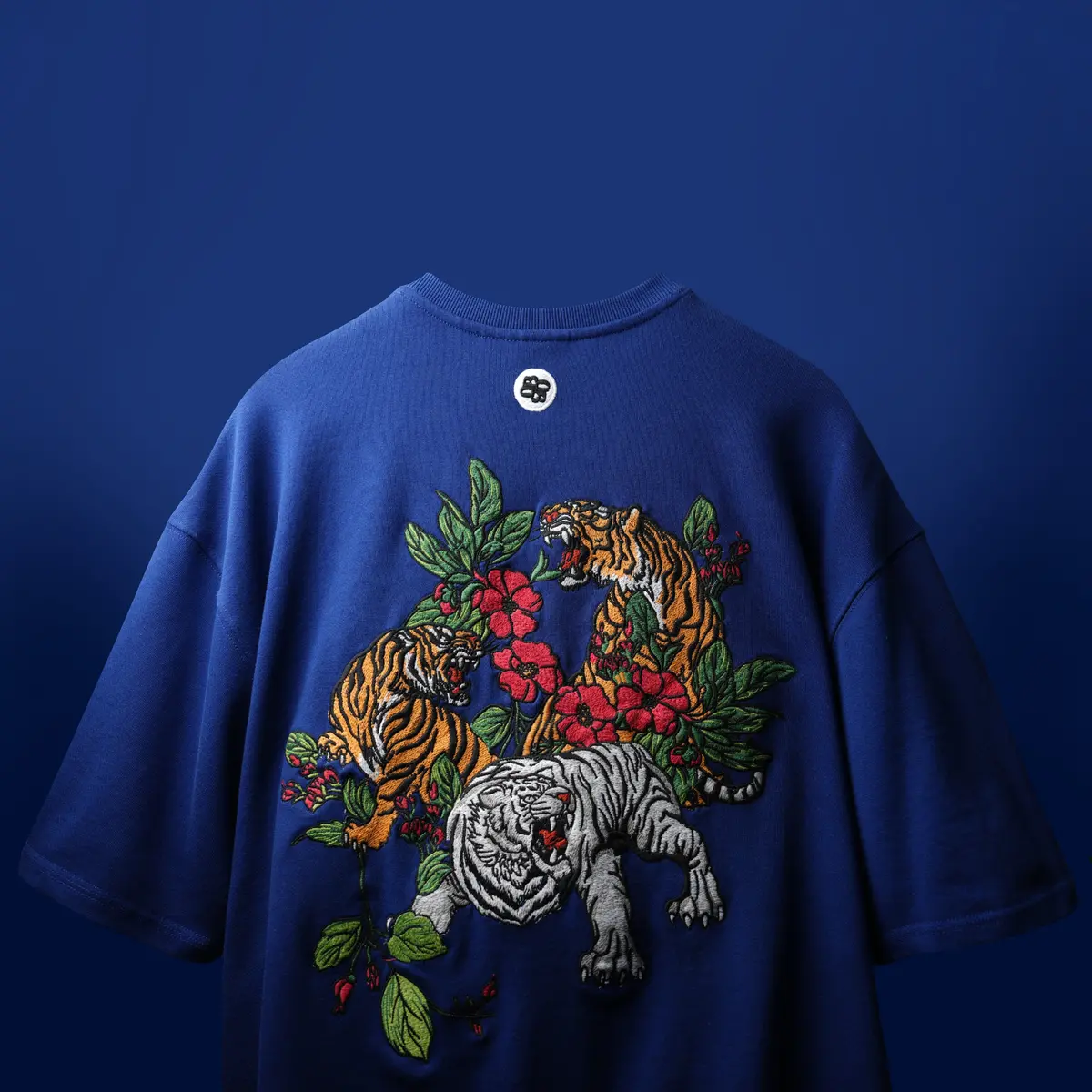 Navy Ambush Embroidery T-Shirt 1