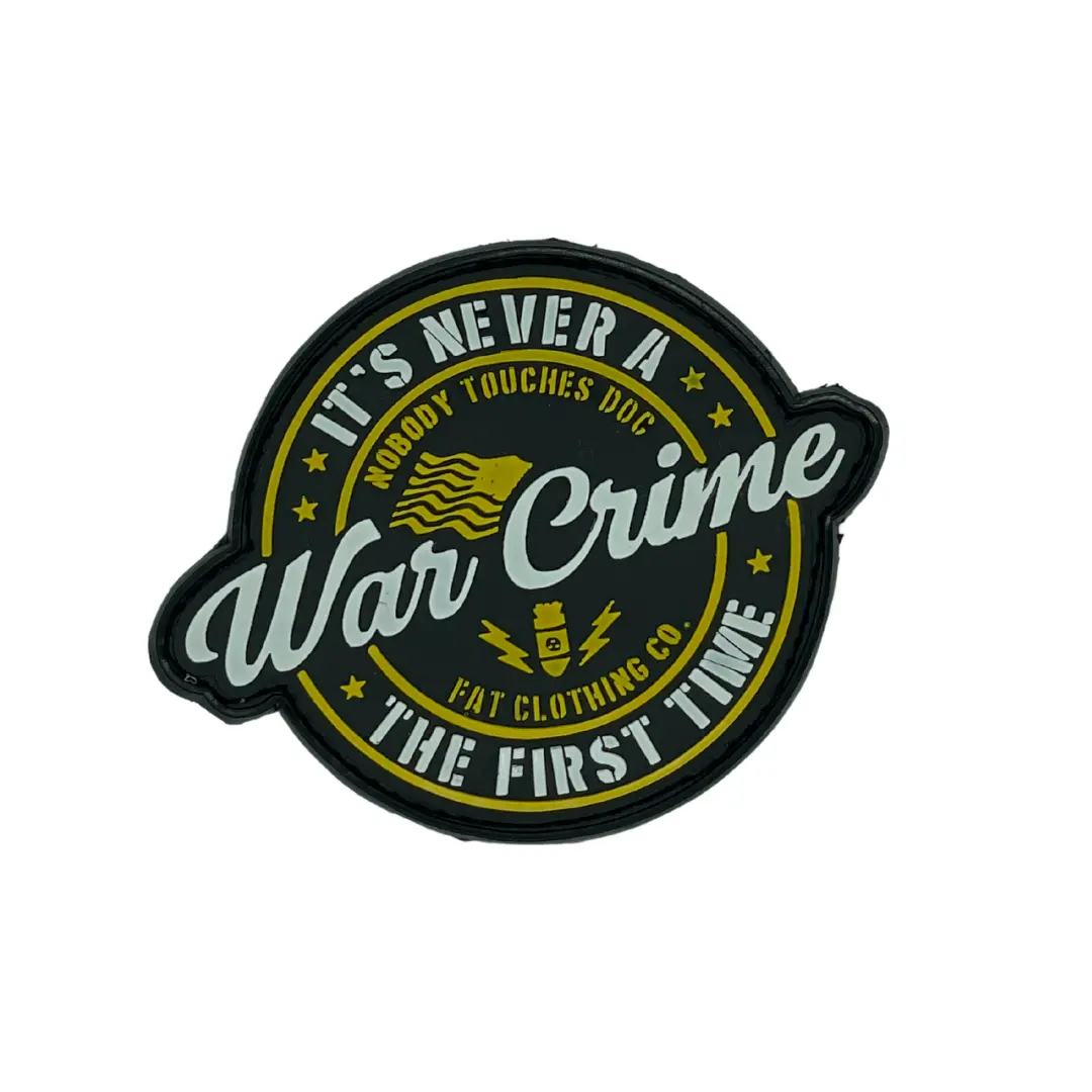 War Crime Pvc Patch 1