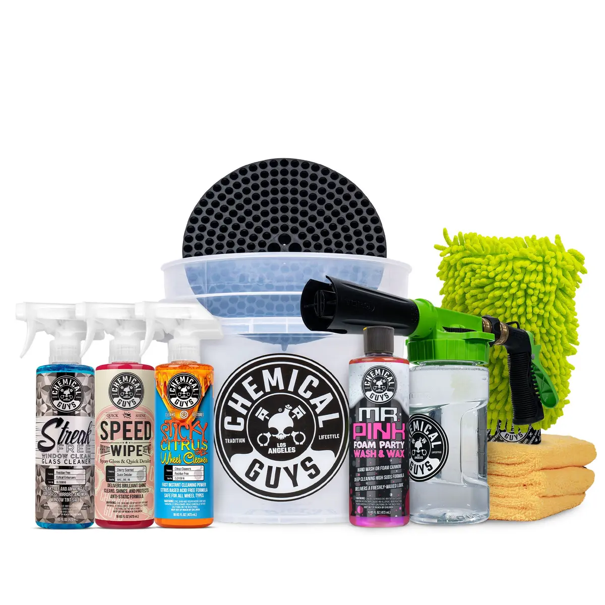 Mr. Pink Foam Party Car Wash Deluxe Kit With Foam Gun 1