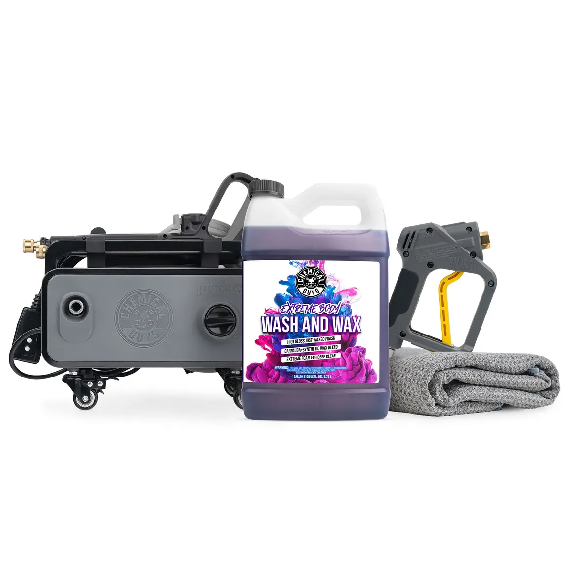Proflow Easy Foam Pressure Washer & Gun Kit 1