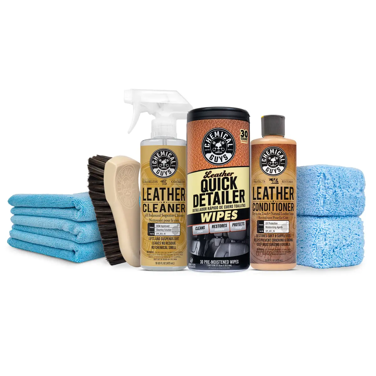 Complete Leather Clean, Condition, & Maintain Kit 1