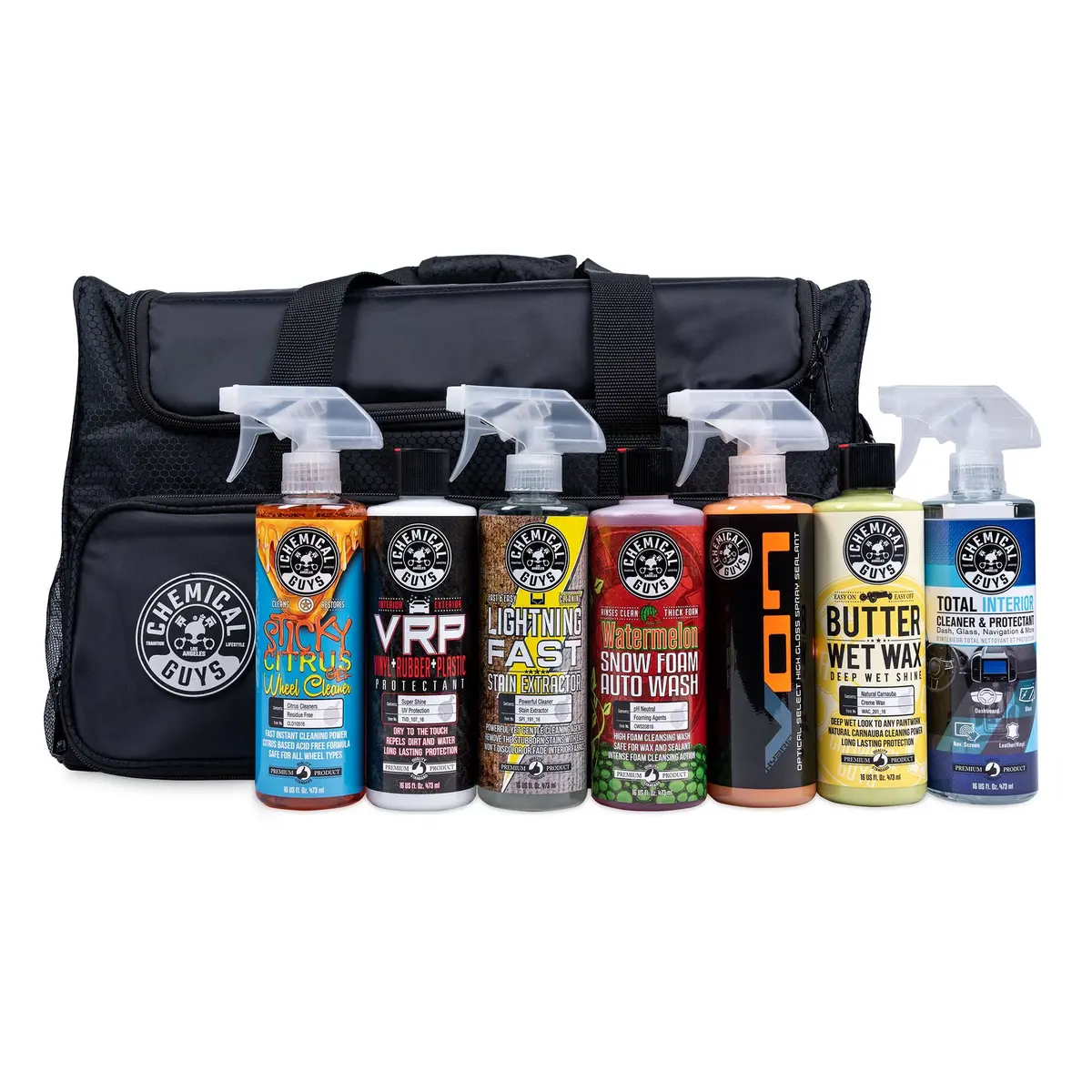 All In One Detailing Kit W/Fabric Cleaner & Arsenal Organizer Bag 1