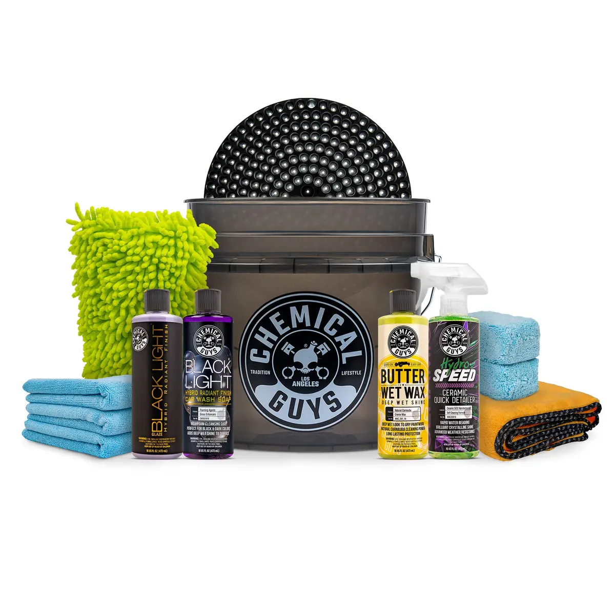 Black Car Wash Glaze & Detail Ultimate Kit W/Bucket 1