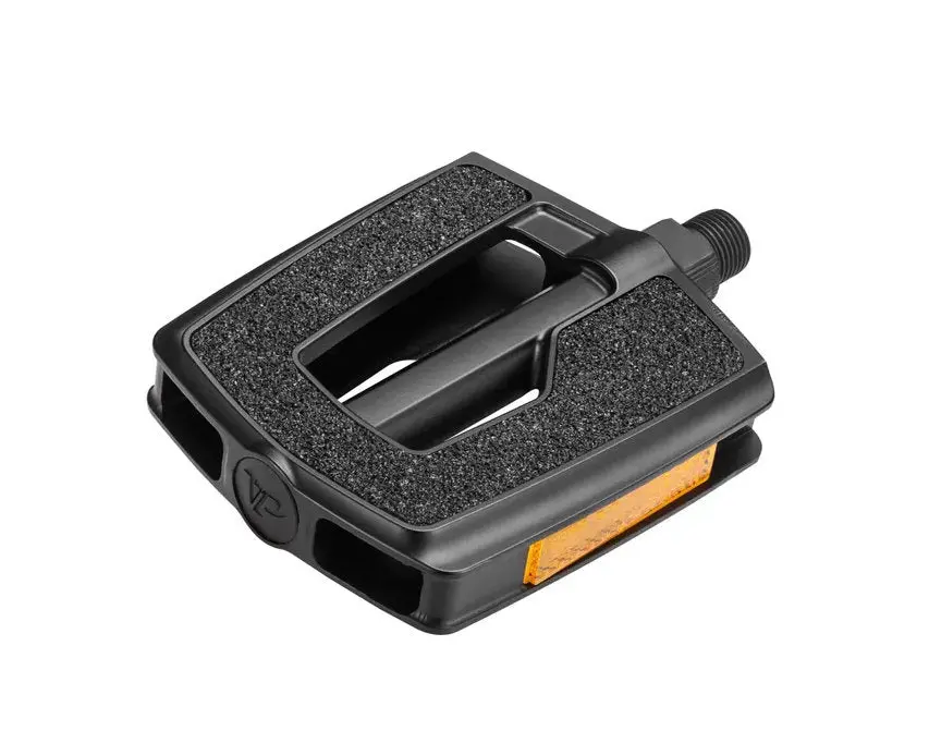 Vp Commuter Flat Pedals 9/16" Inlaid Grip Tread Black (8477) 1