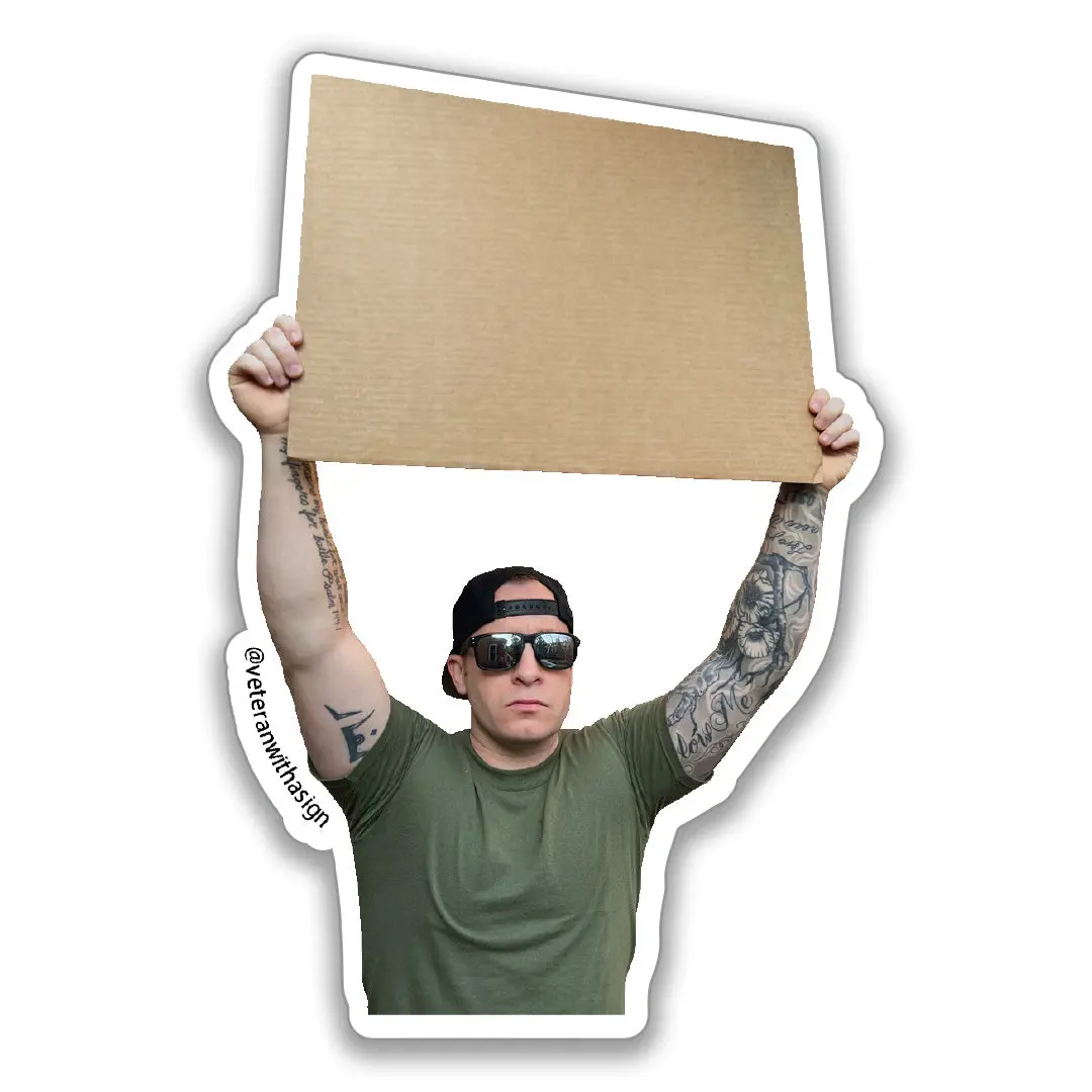 Vwas Blank Sign Sticker 1