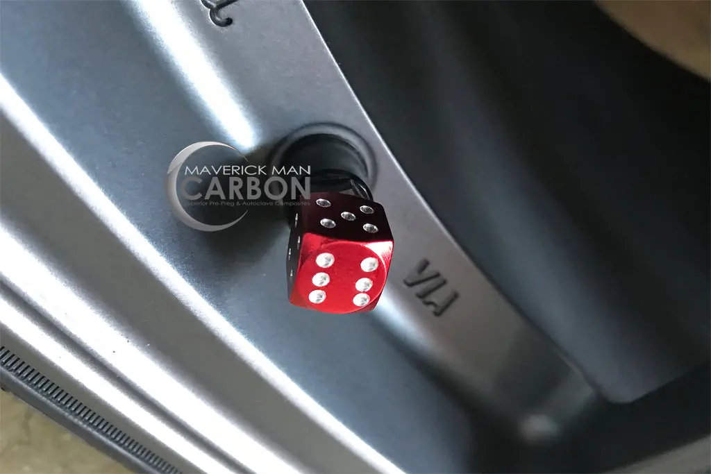 Aluminum Valve Stem Dice Caps 1