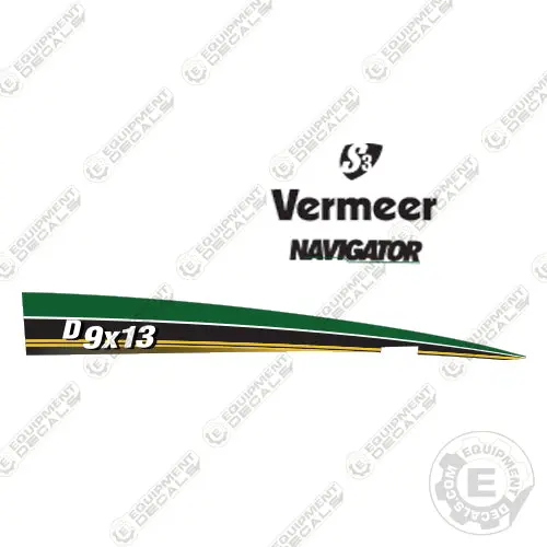 Fits Vermeer D 9X13 Horizontal Directional Drill Decal Kit 1