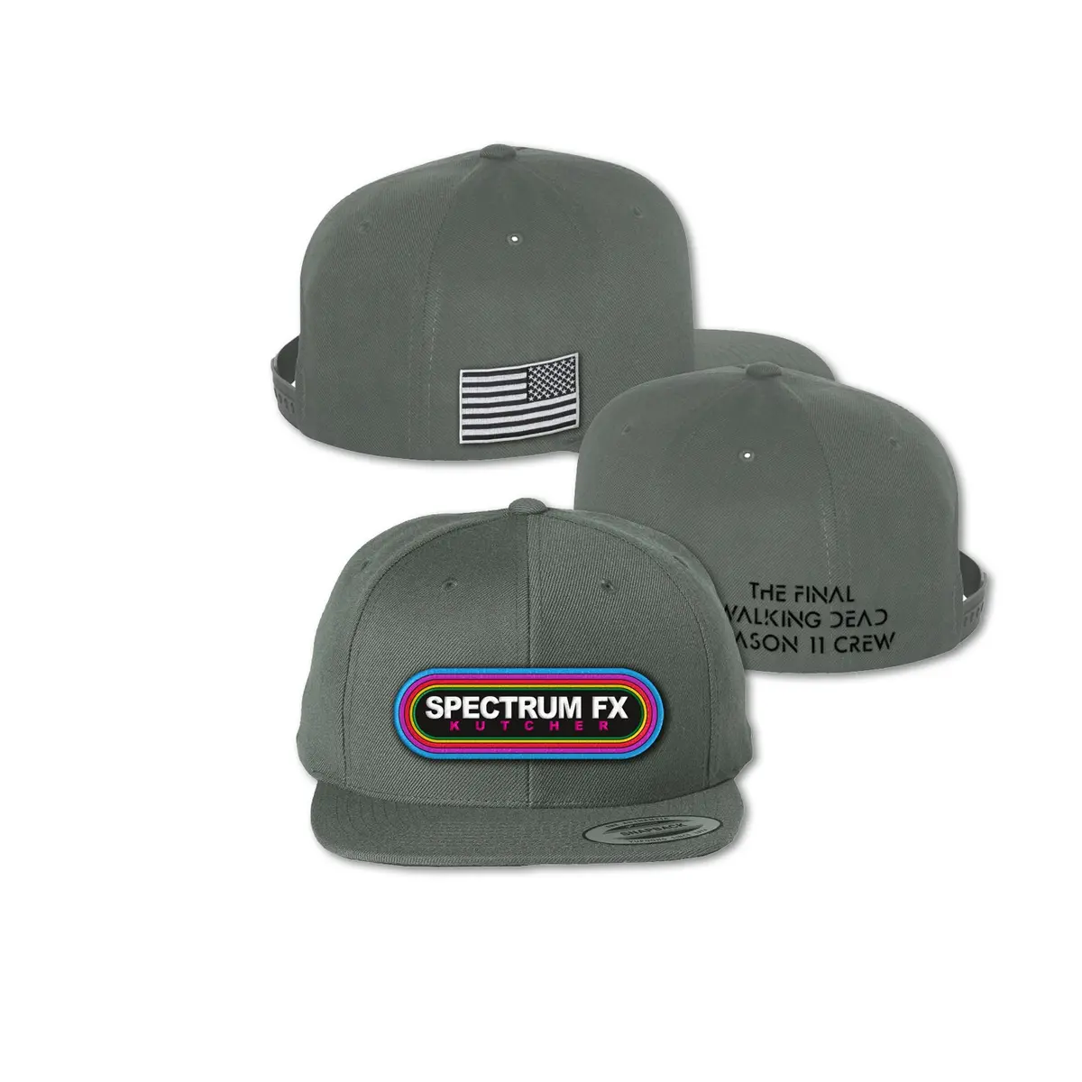 Walking Dead Season 11 Crew Flat Bill Hat 1