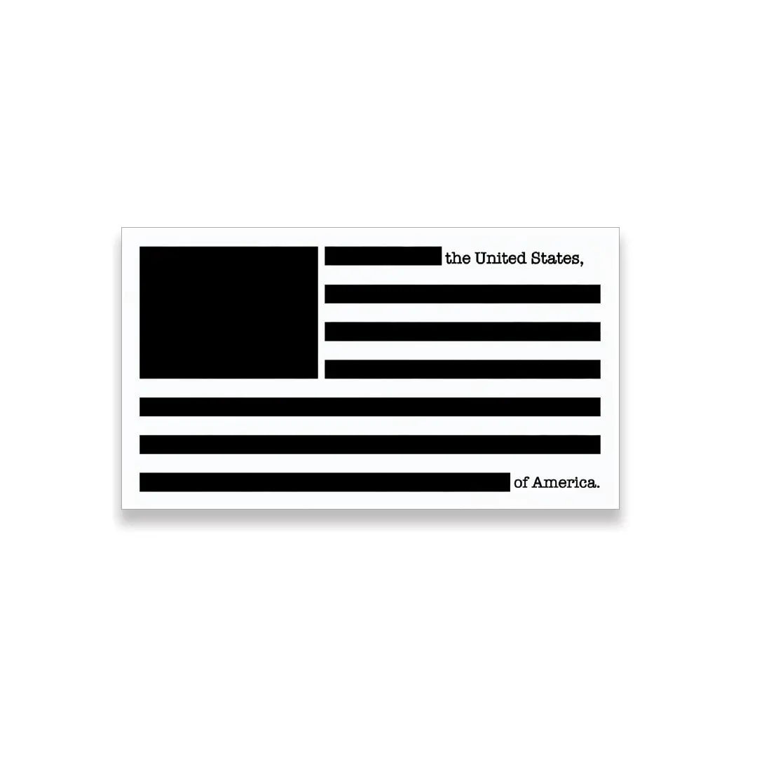 Wks Blackout Flag Sticker 1