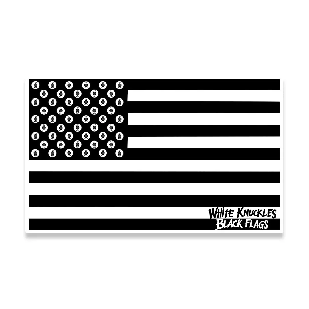 Wks White Flag Sticker 1