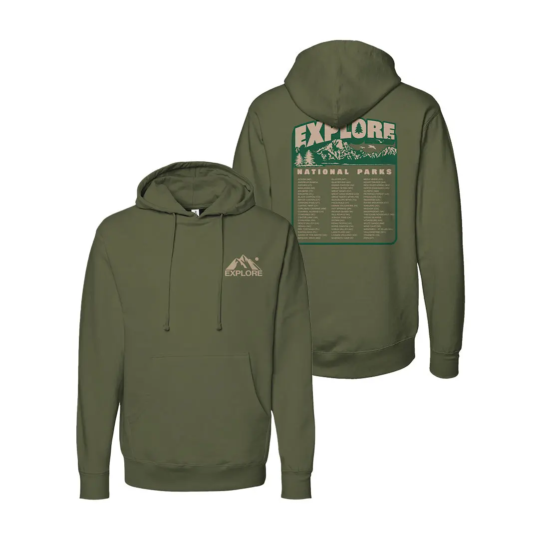 Explore National Parks Hoodie 1