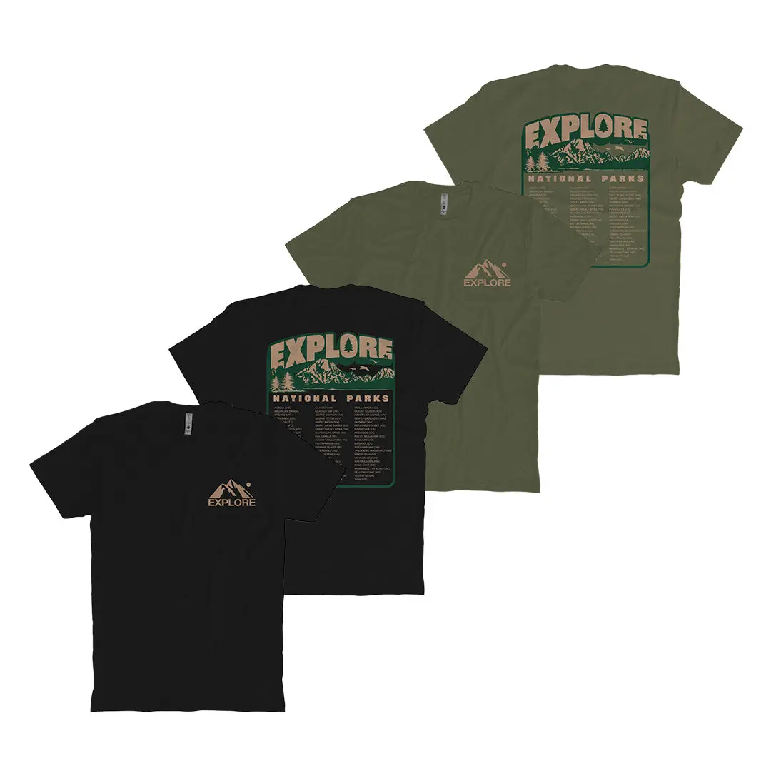 Explore National Parks T-Shirt 1