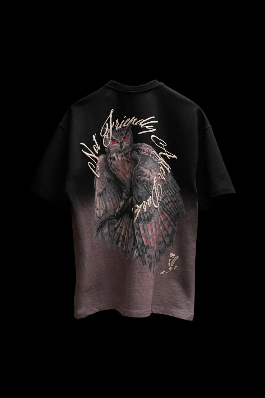 Black Phantom Owl T-Shirt 1