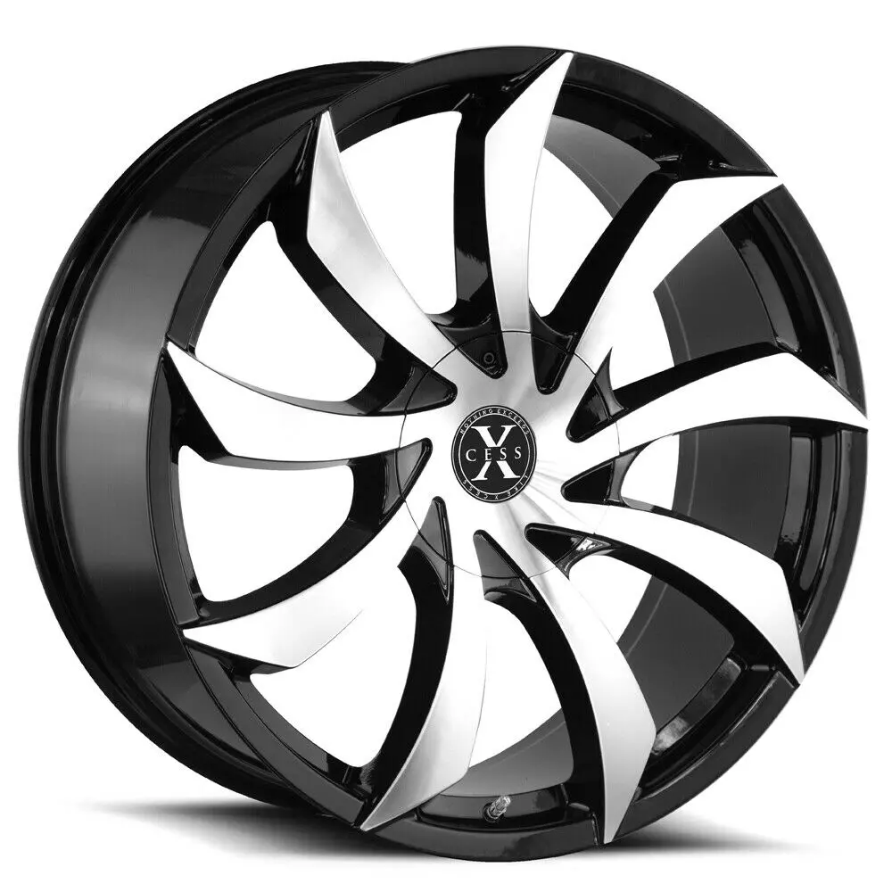 Xcess Wheels X01 Black Machine 1