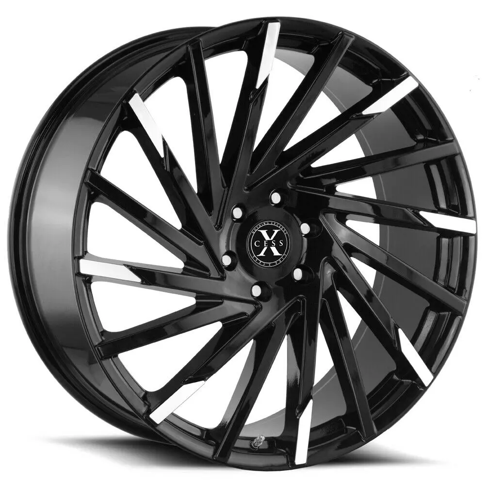 Xcess Wheels X02 Black Machine Tips 1