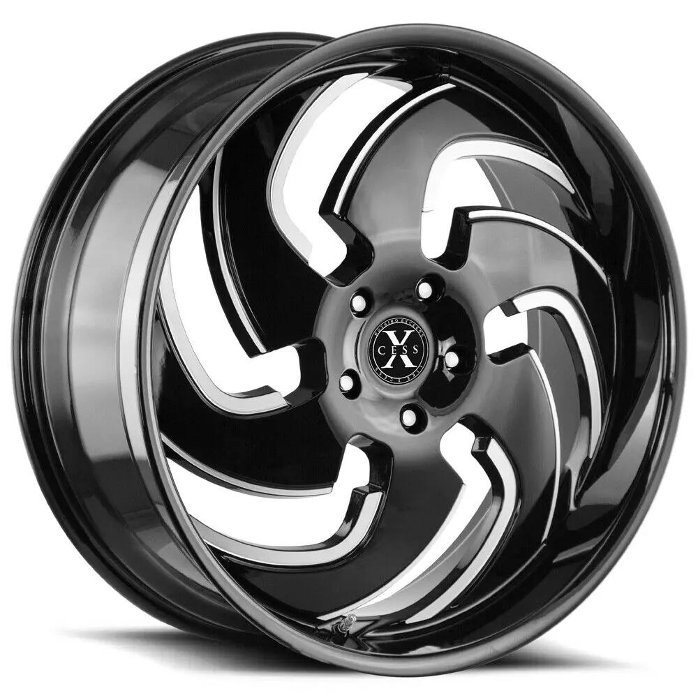 Xcess Wheels X03 Black Milled 1