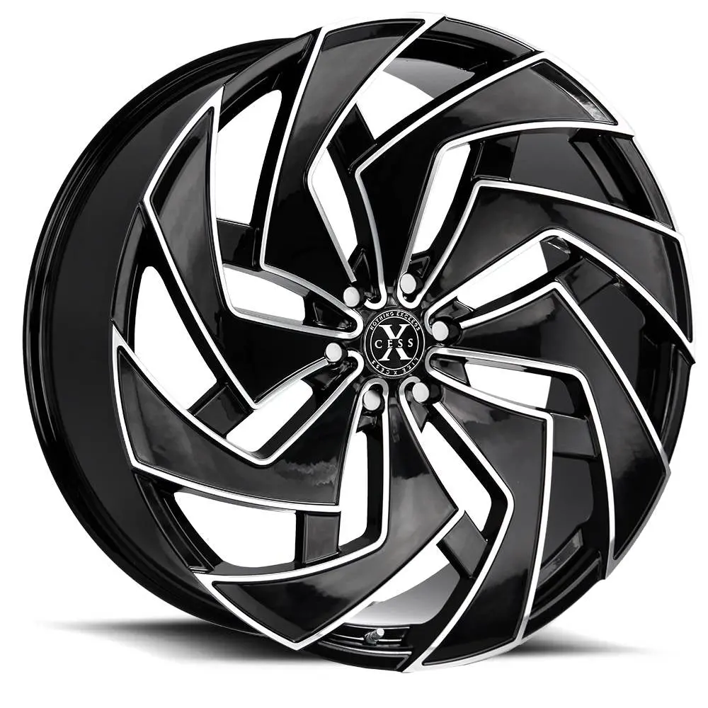 Xcess Wheels X04 Black Milled 1