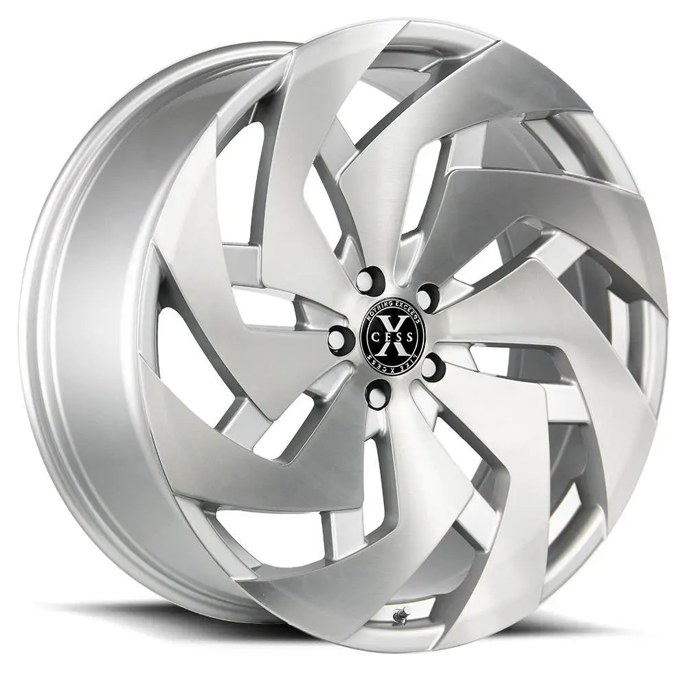 Xcess Wheels X04 Silver Brushed 1