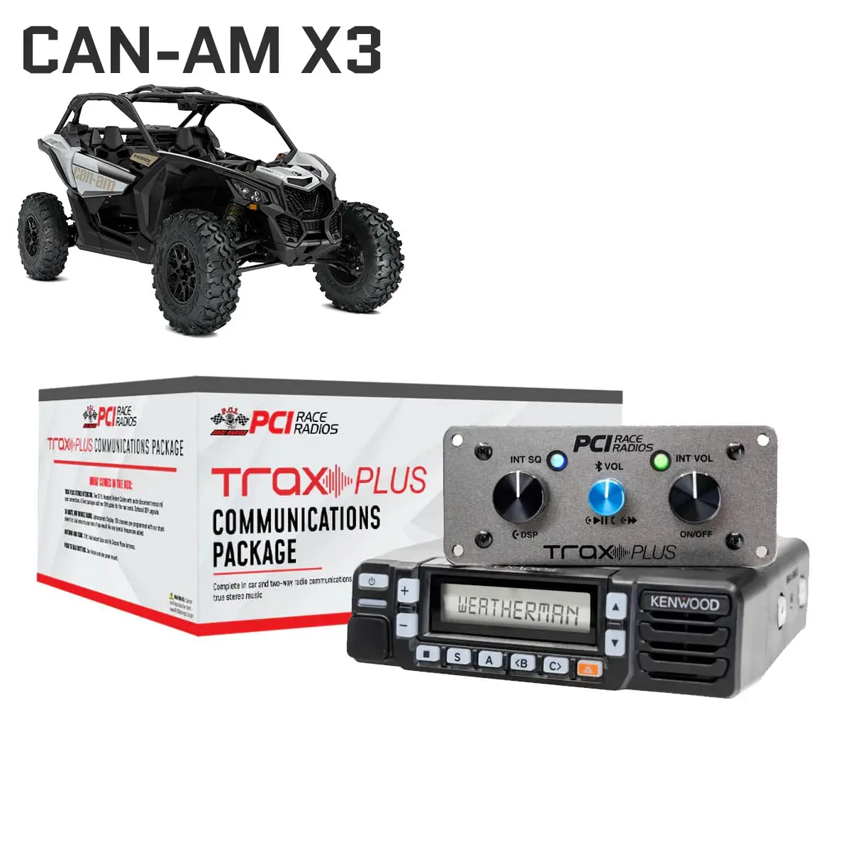 Can Am X3 Utv Trax Communications Package 1