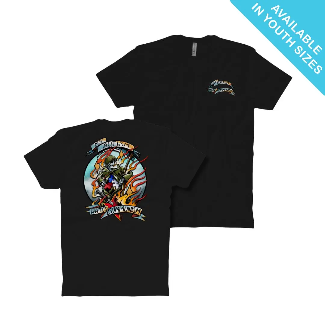 My Autism Hates Communism T-Shirt 1