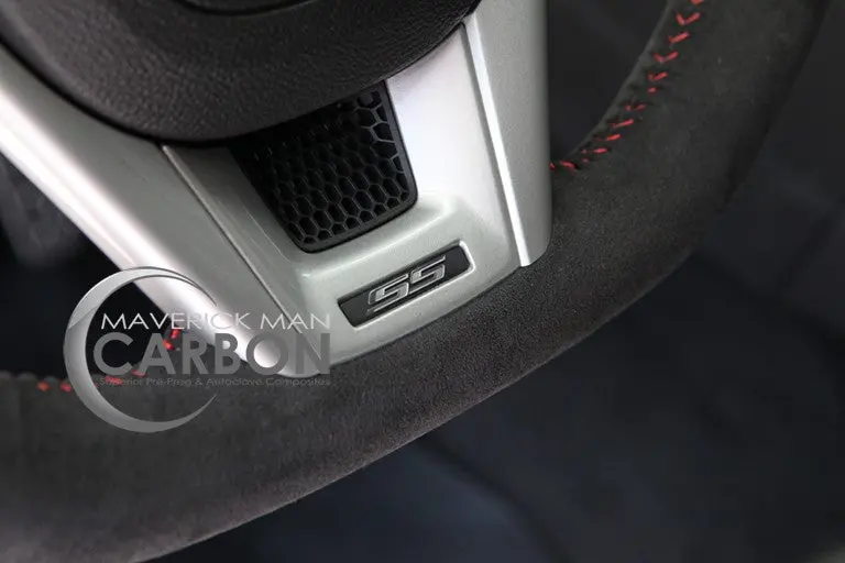 Ss Logo Steering Wheel Trim For Zl1 Suede Wheel 1