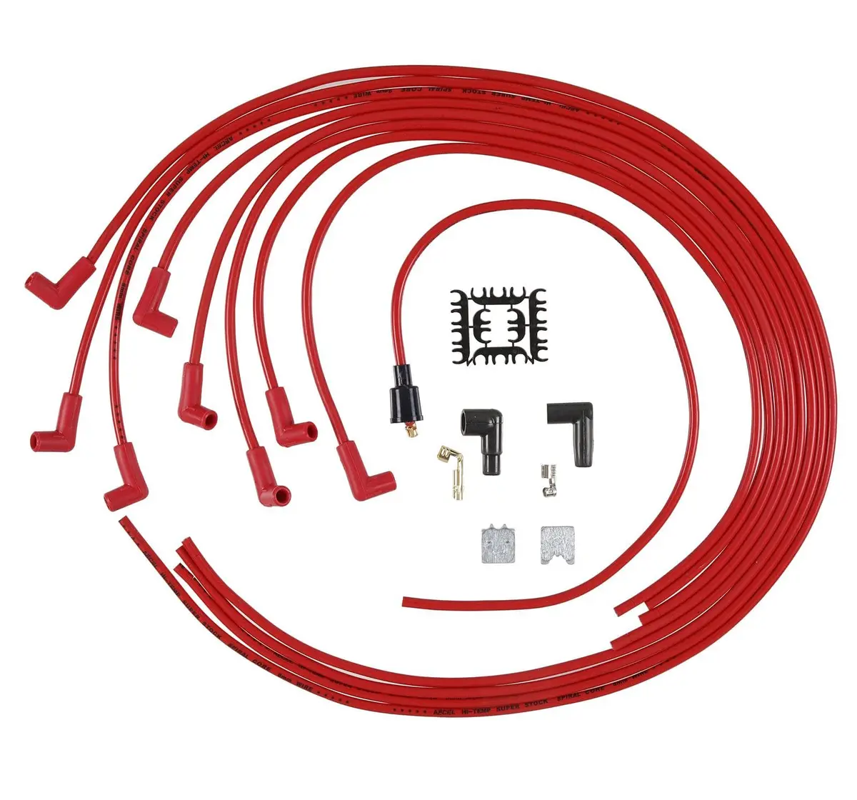 Accel 5041R Superstock 5000 Series Spark Plug Wire Set 1