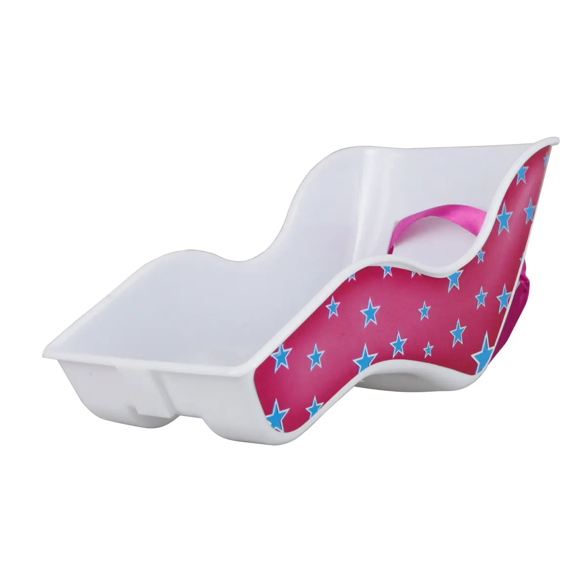 Bikes Up Kids Doll Seat - Pinky Purple/Blue Stars 1