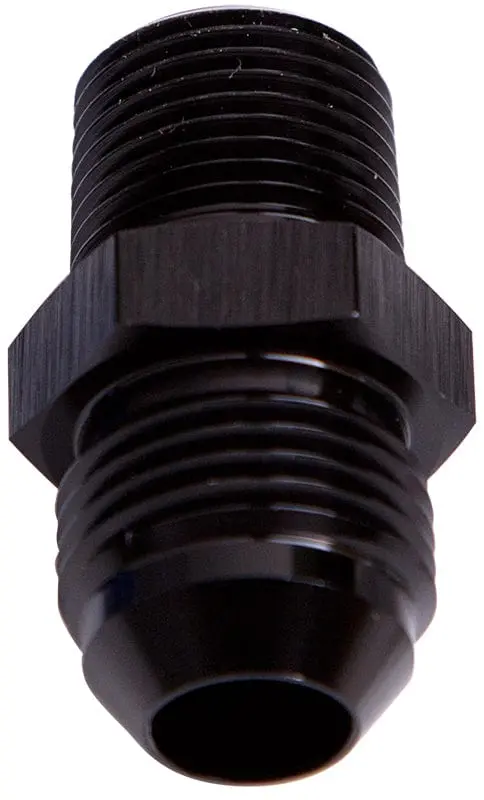 An Flare To Npt Adapter – 3/4" Female Npt To -6An Male Straight (Black Anodized) 1