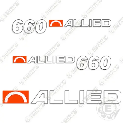 Allied 660 Decal Kit Front End Loader 1