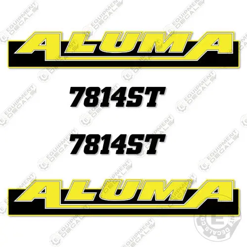 Fits Aluma 7814St Decal Kit Trailer (Set Of 2) 1