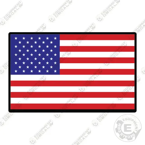 Fits American Flag Decal (8" X 13") 1