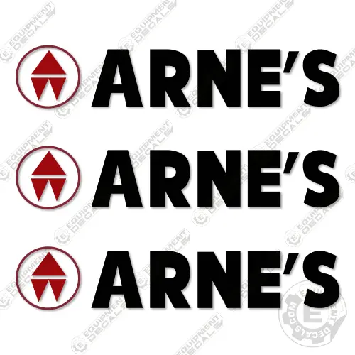 Fits Arne's Decal Kit Trailer 18.5" Logos 1