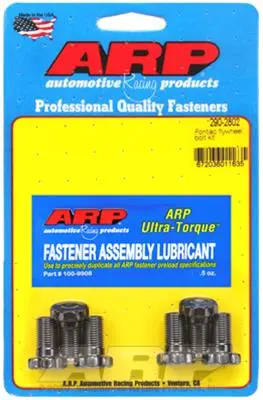 Arp 290-2802 Pro Series Flywheel Bolts – Heat-Treated Steel, 1/2"-20 Thread, Black Oxide 1
