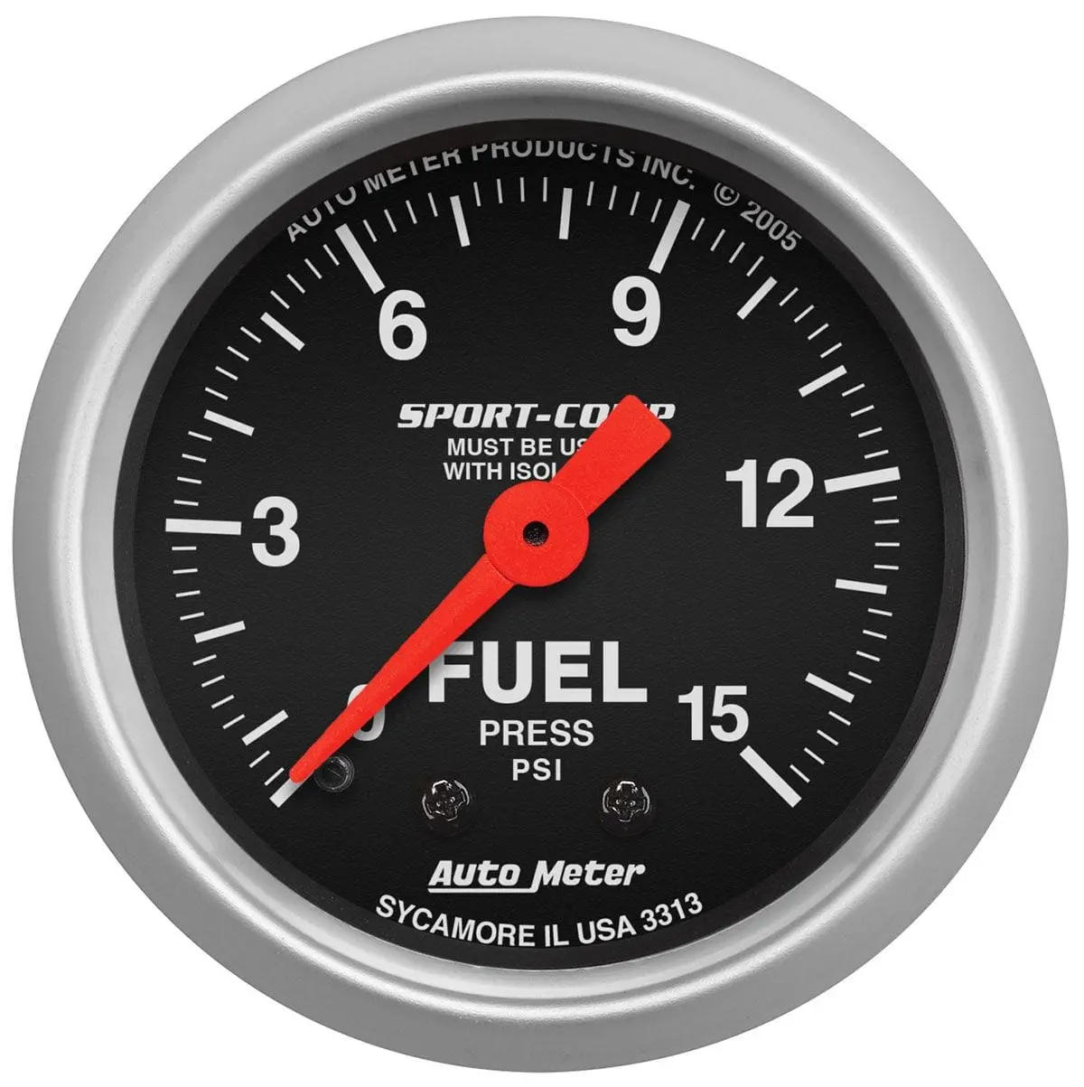 Autometer Sport-Comp Au3313 Fuel Pressure Gauge 1