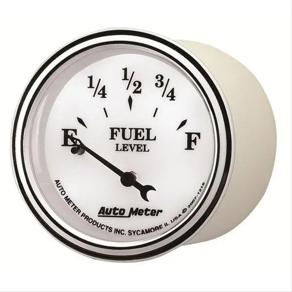 Autometer 1216 Old Tyme White Ii Analog Gauge – Vintage-Styled Instrumentation 1