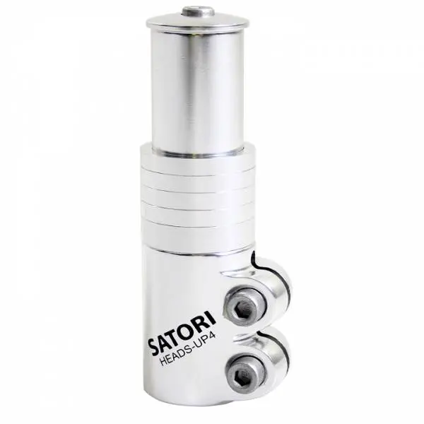 Stem Riser Satori Heads Up 1 1/8" Silver 1